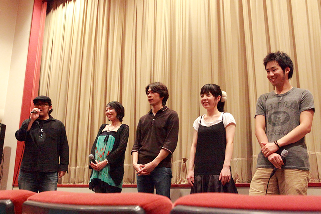 9.17(土)『ふゆの獣』横浜公開を記念して、初日舞台挨拶が行われました。